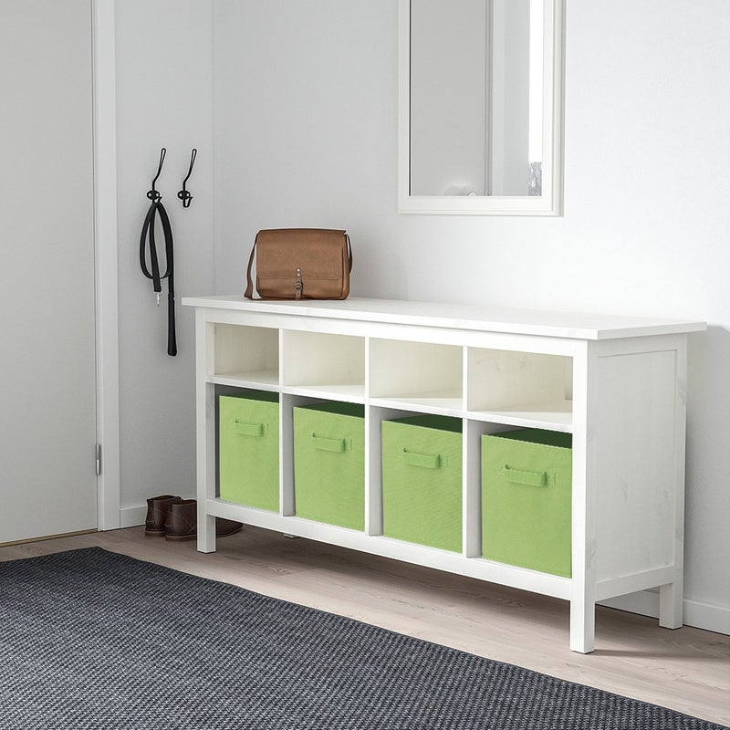 PowerKing Collapsible Storage Cubes with Handles, Fabric Foldable Bins for Closet Shelves, Durable Organization Storage Bins, 10.5'' x 11'' x 10.5'', 6 Pack, Green - Image 4